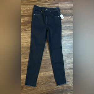 Free people Raw High rise jeggings NWT deep sapph sz 27/27